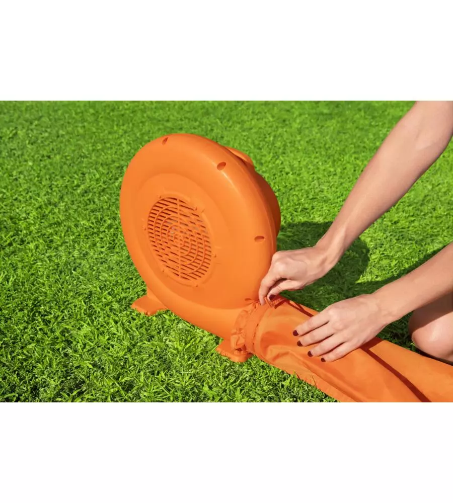 PARCO ACQUATICO GONFIABILE CON KIT COMPLETO BESTWAY "H2OGO DODGE & DRENCH" 450X450X268 CM - COD. 53383